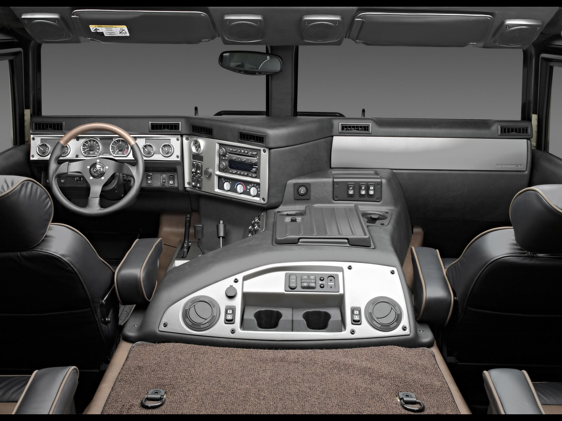 2004 Hummer H1 Interior. X04HM_H1014