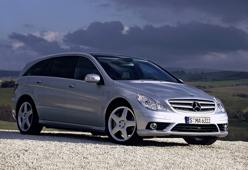 2007 Mercedes-Benz R 63 AMG; top car design rating and specifications