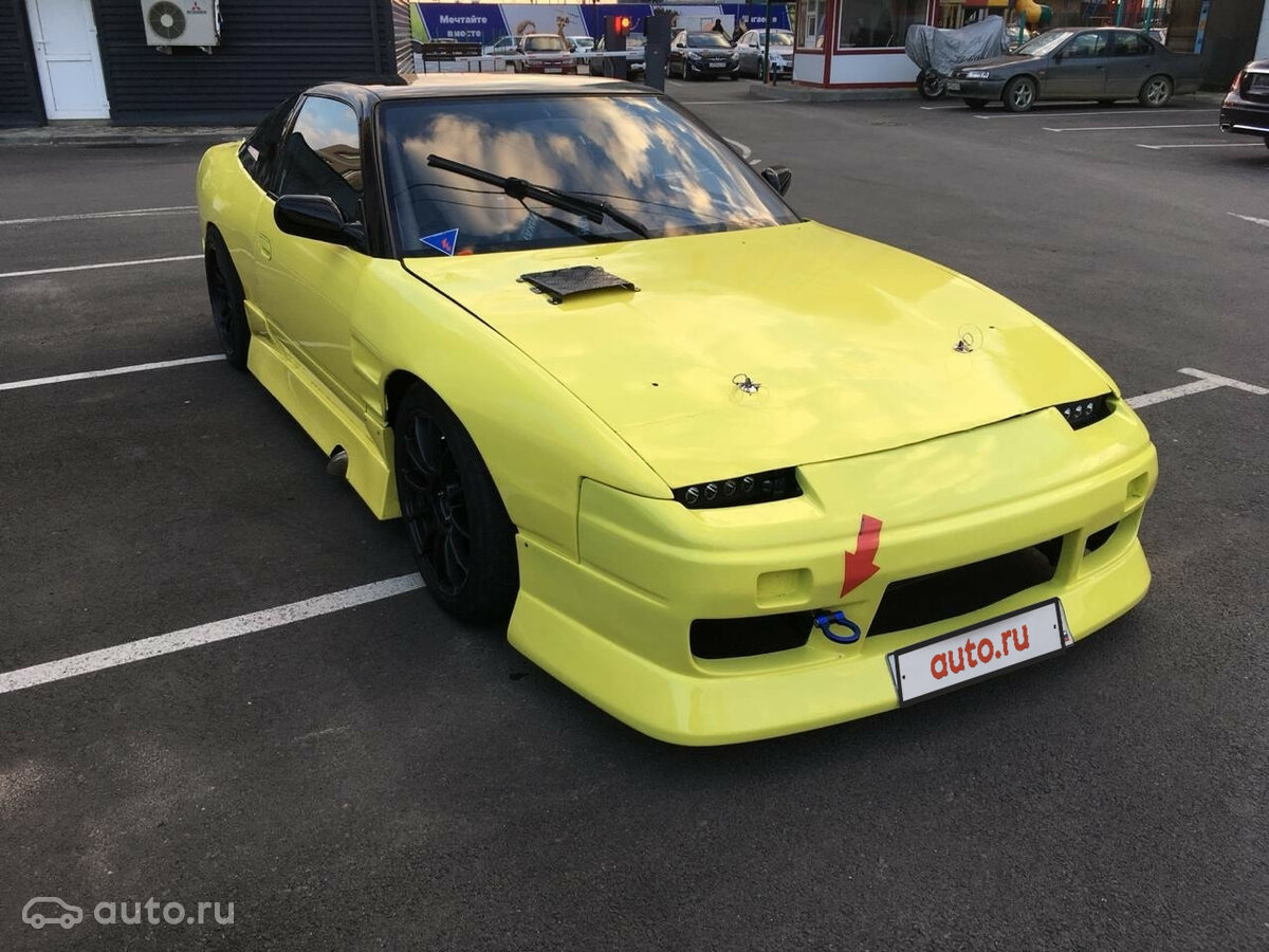 Ниссан 240 SX зеленый