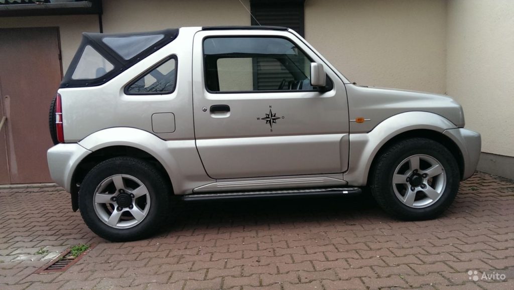 Suzuki Jimny кабриолет багажник